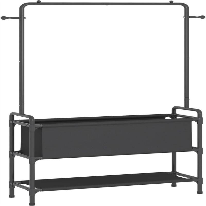Clothing Rack with Storage Bag - 12.2"D x 33.46"W x 68.11"H