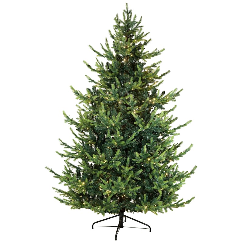 Real Touch™ Elite Pre-Lit Glenmora Pine IPT Artificial Christmas Tree - 12' Dual Color LED - over-10-feet