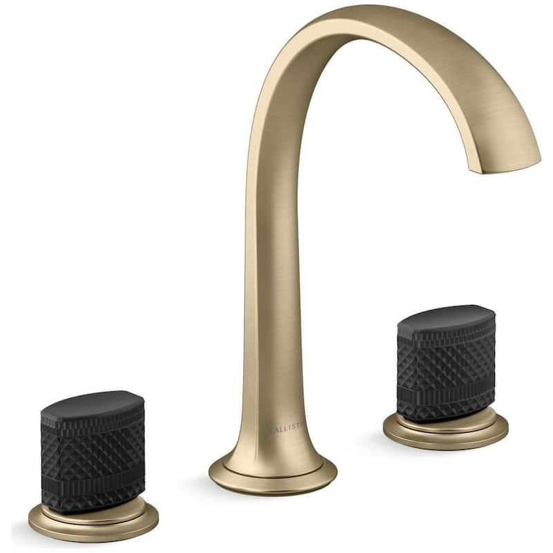 Kallista P25057-CMB Script 1.2 GPM Widespread Bathroom Faucet with - Brushed French Gold