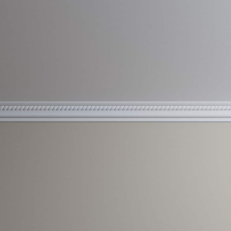 18 1/2"H x 14 5/8"P x 23 1/2"F x 47"L Fox Crown Moulding - 1-Pack