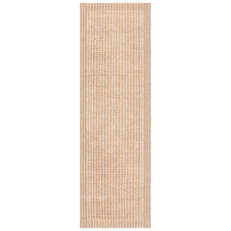SAFAVIEH Handmade Natural Fiber Kaarin Jute Rug - Ivory/Beige - 2' 6" x 6'