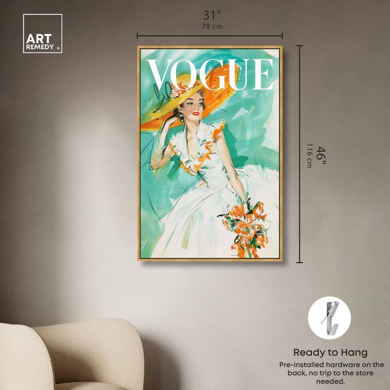 In the Summer Breeze Cover Canvas by Art Remedy