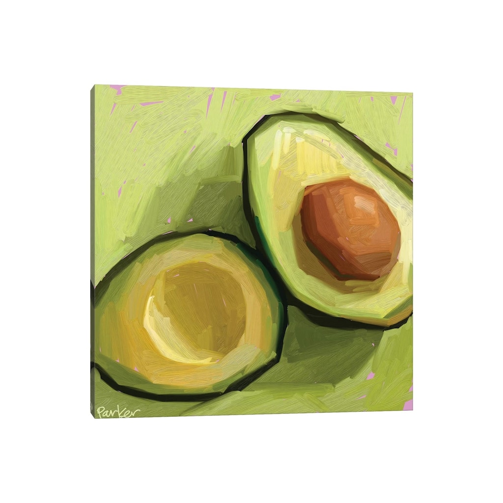 iCanvas "Just An Avocado" by Teddi Parker Canvas Print