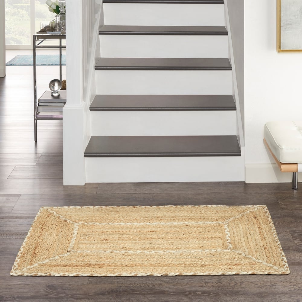 Nourison Terrazzo Jute Indoor only Solid Area Rug