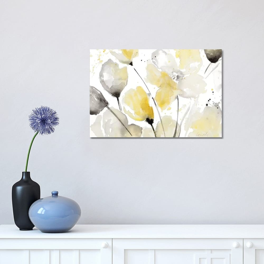 iCanvas "Neutral Abstract Floral II" by Lanie Loreth Canvas Print