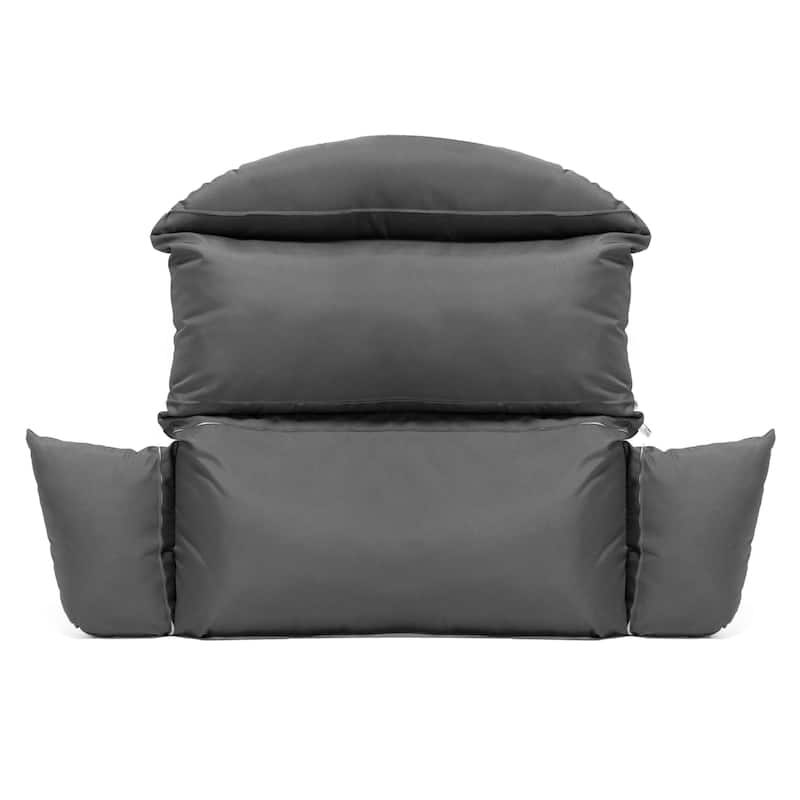 2-Person Hanging Egg Chair Cushion - Durable, Soft Outdoor Swing Seat Replacement - All Colors