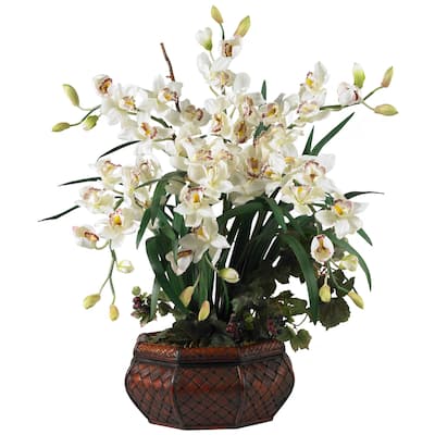 Rustic Silk Flower Arrangement - Large Ranch Style Decor - Home Accent & Centerpiece - 36