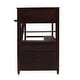 preview thumbnail 14 of 48, Stylish & Simple Twin size Loft Bed with Drawers and Built-in Desk, Wooden Loft Bed with Shelves, Health and Comfort, Espresso