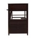preview thumbnail 13 of 13, Twin Size Wooden Loft Bed With Drawers And Desk,Shelves,Solid Construction