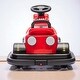 preview thumbnail 25 of 36, 12V Electric Bumper Car for Kids Ages 3-5, 360° Spin Ride-On with LED Lights, Collision Sounds, Horn & Music, Dual Motor Drive