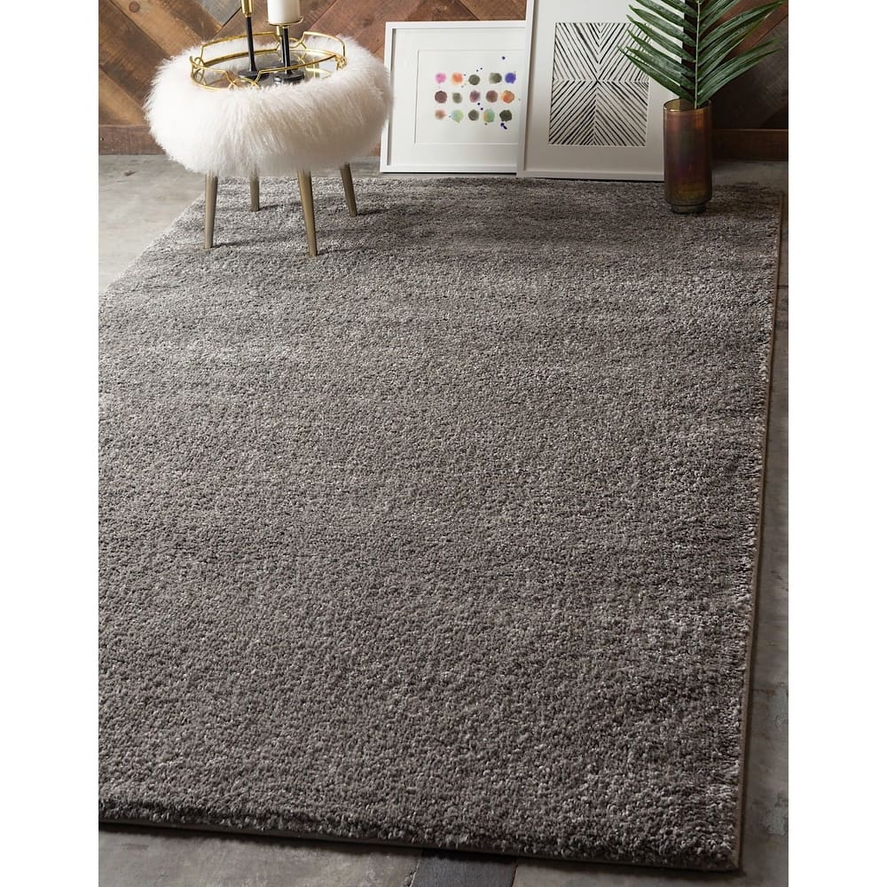 Solid/Striped Zoit Collection Area Rug