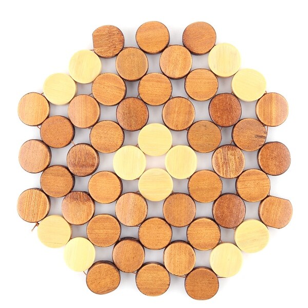 Home Restaurant Wooden Table Protector Cup Bowl Holder Heat
