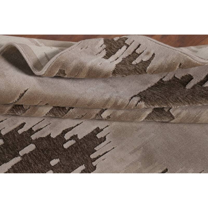 Art & Craft Turkish Area Rug Machine Made Abstract Carpet - 5'3" x 7'6"