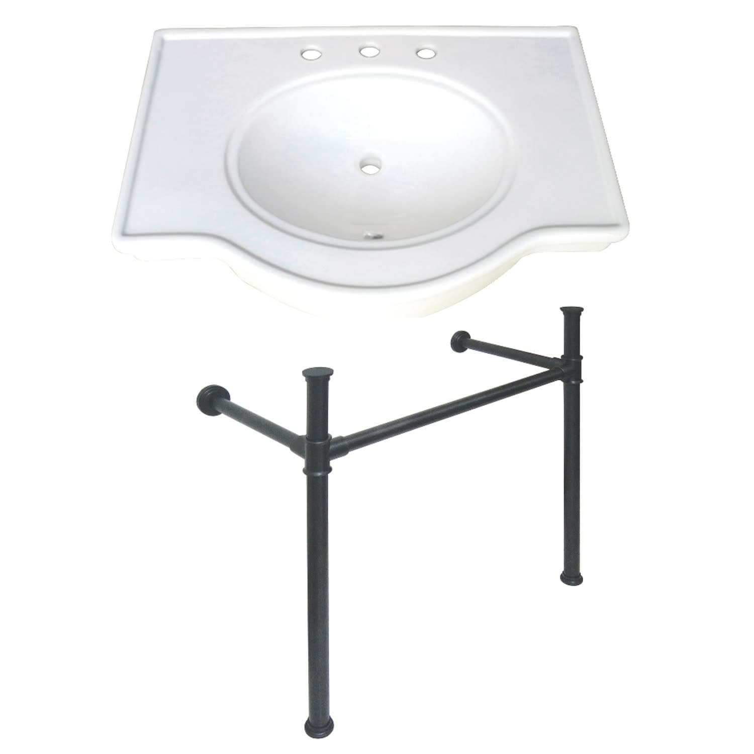 Kingston Brass Templeton 37" Wide Console Sink Set