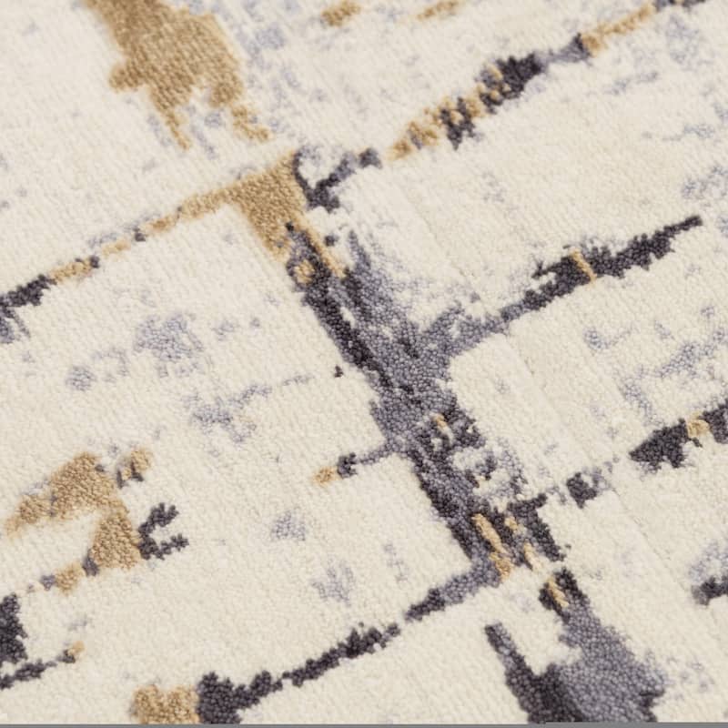 Alora Decor Belice Transitional Beige/Gray Wool/Tencel Blend Area Rug