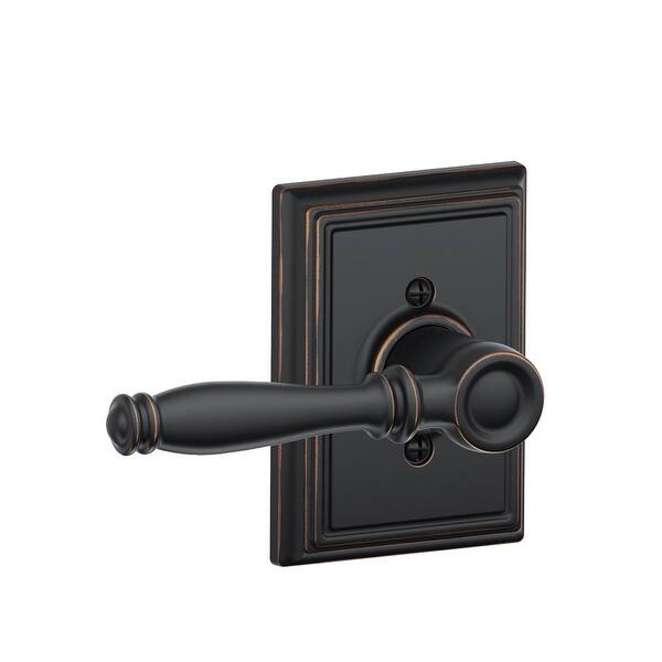 Birmingham Aged Bronze Privacy Bed/Bath Door Lever