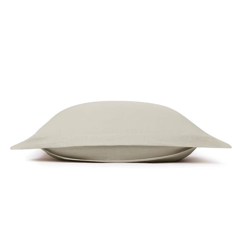 Brooklyn Loom Flax Linen Euro Sham - COVER ONLY