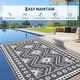 preview thumbnail 22 of 22, Garvee Vintage Geometric Diamond Outdoor Patio Rug
