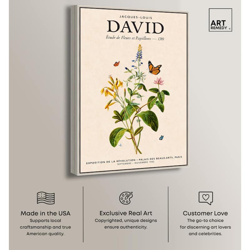 David's Delicate Flowers Canvas by Art Remedy