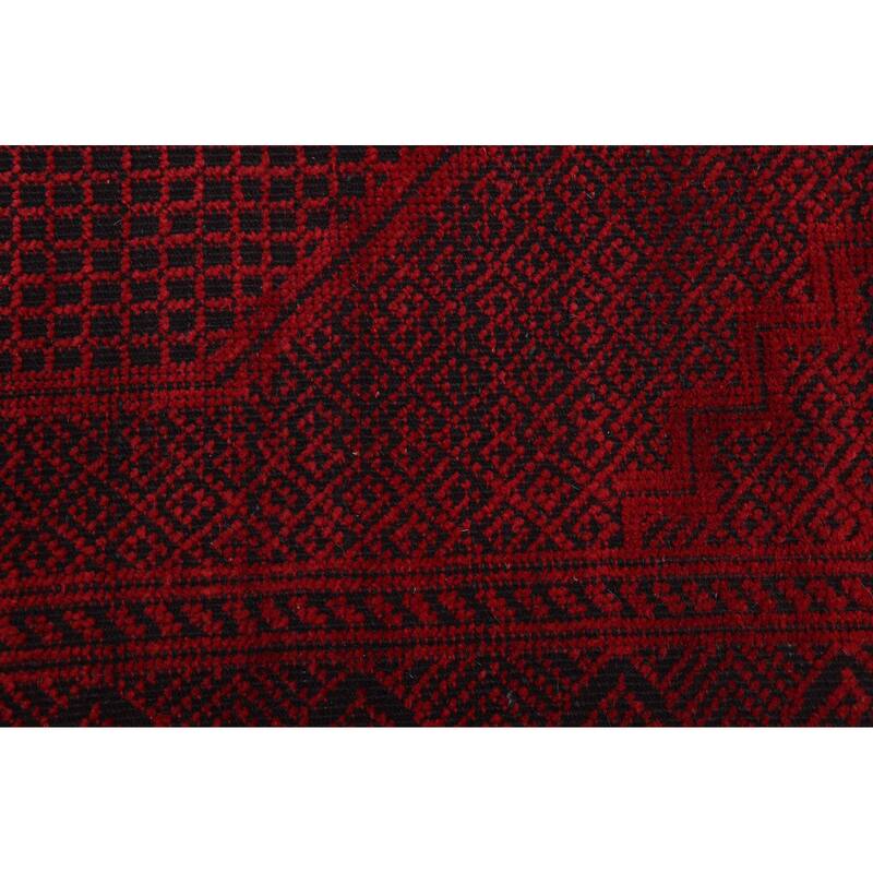 ECARPETGALLERY Hand-knotted Vibrance Red Wool Rug - 8'2 x 10'2