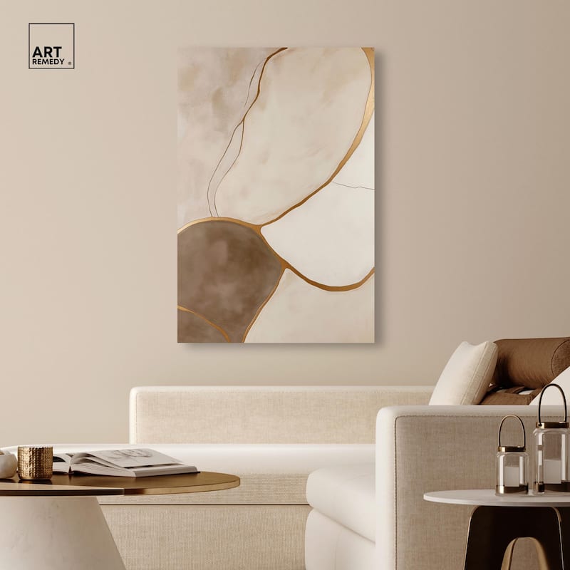 Taupe Terrain I Canvas by Art Remedy, Gallery Wrapped