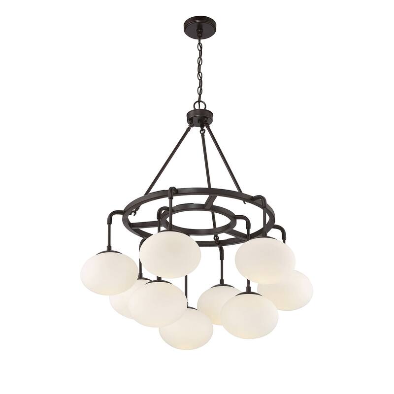 Meridian M10098 9 Light 34" Wide Chandelier