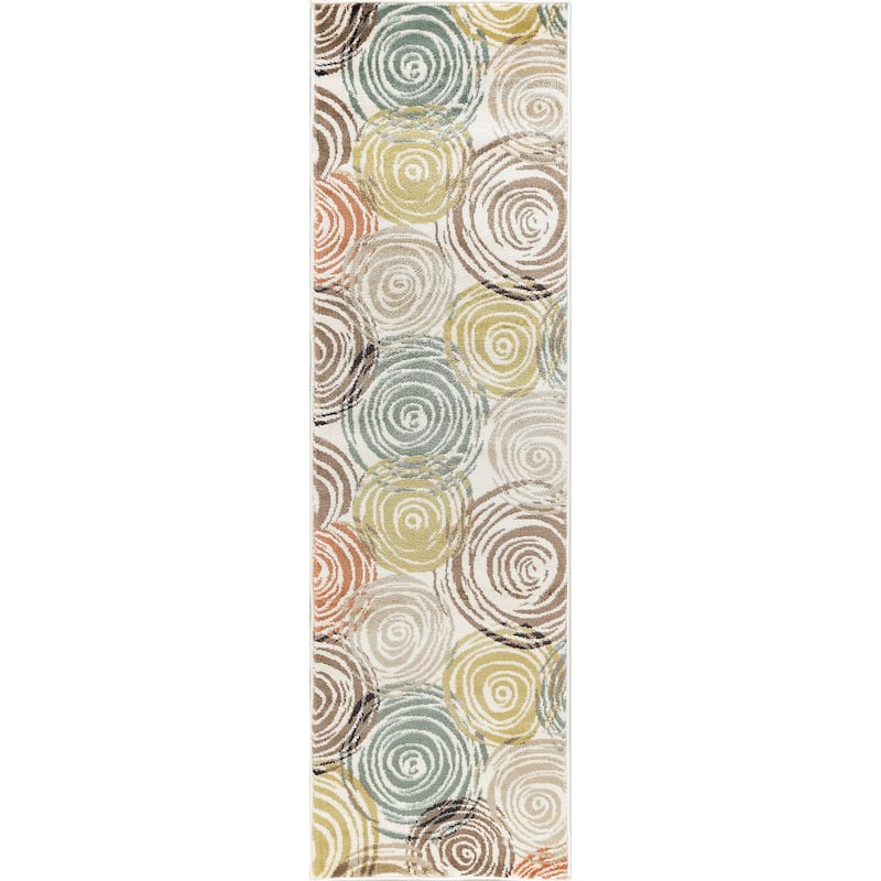 Decora Modern & Contemporary Floral Indoor Area Rug