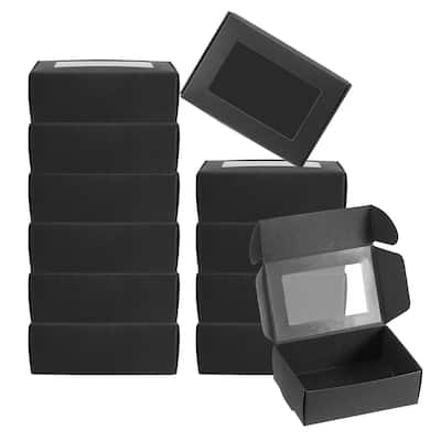 3.5"x2.5"x1" Paper Soap Box with Window, 30 Pack Soap Boxes Rectangle