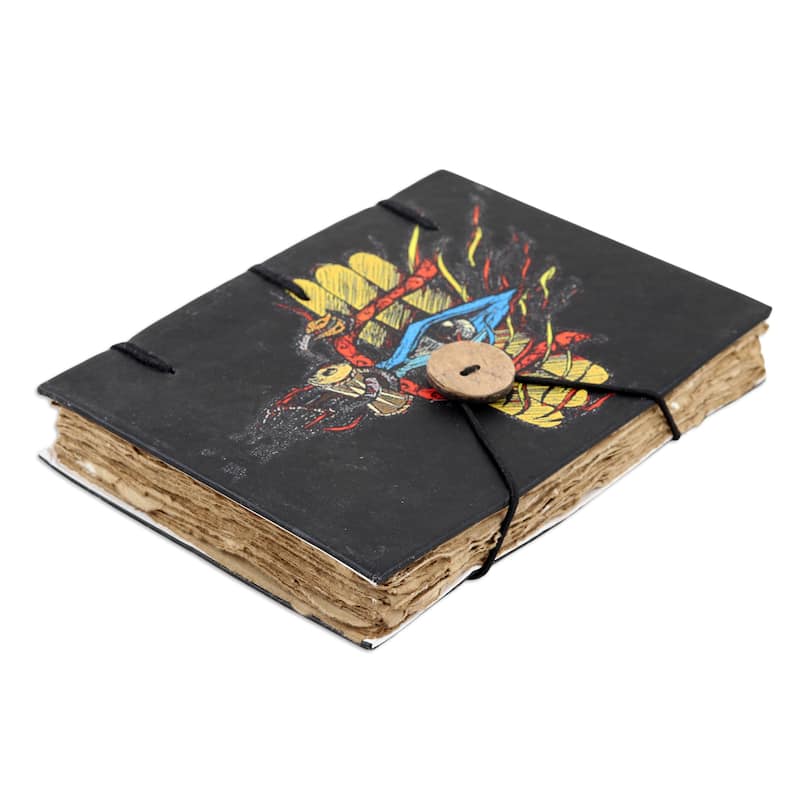 Novica Handmade Shivas Eye Handmade Paper Journal