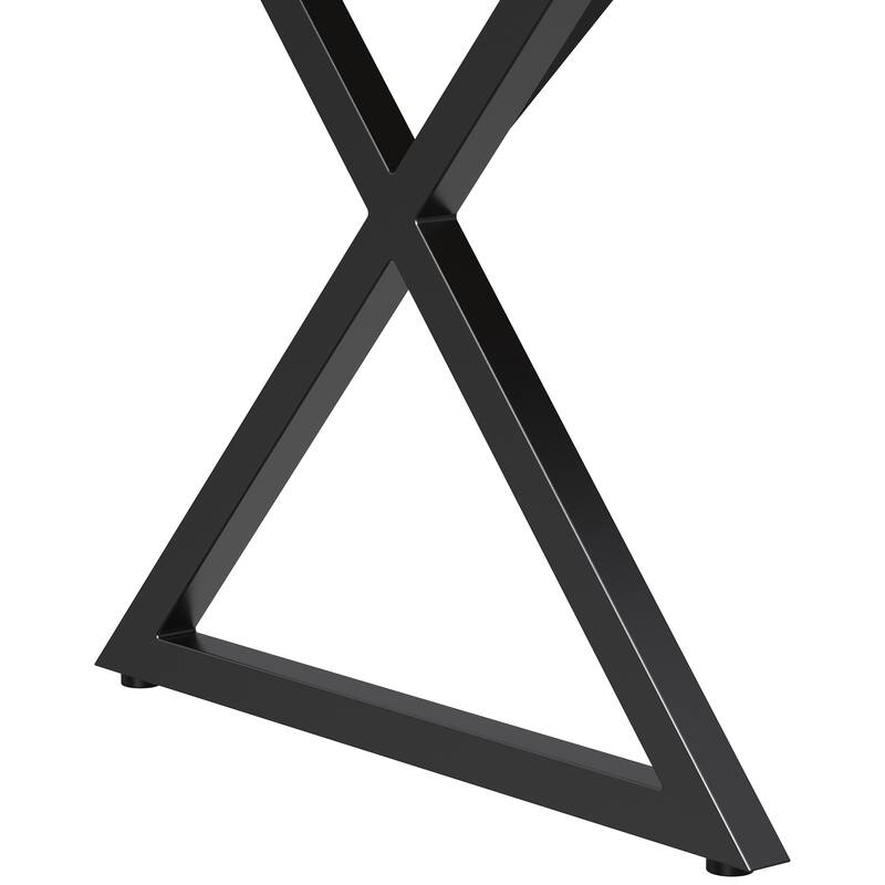 Moasis 59" Rectangle Outdoor Plastic Wood Patio Dining Table For up to 6 People