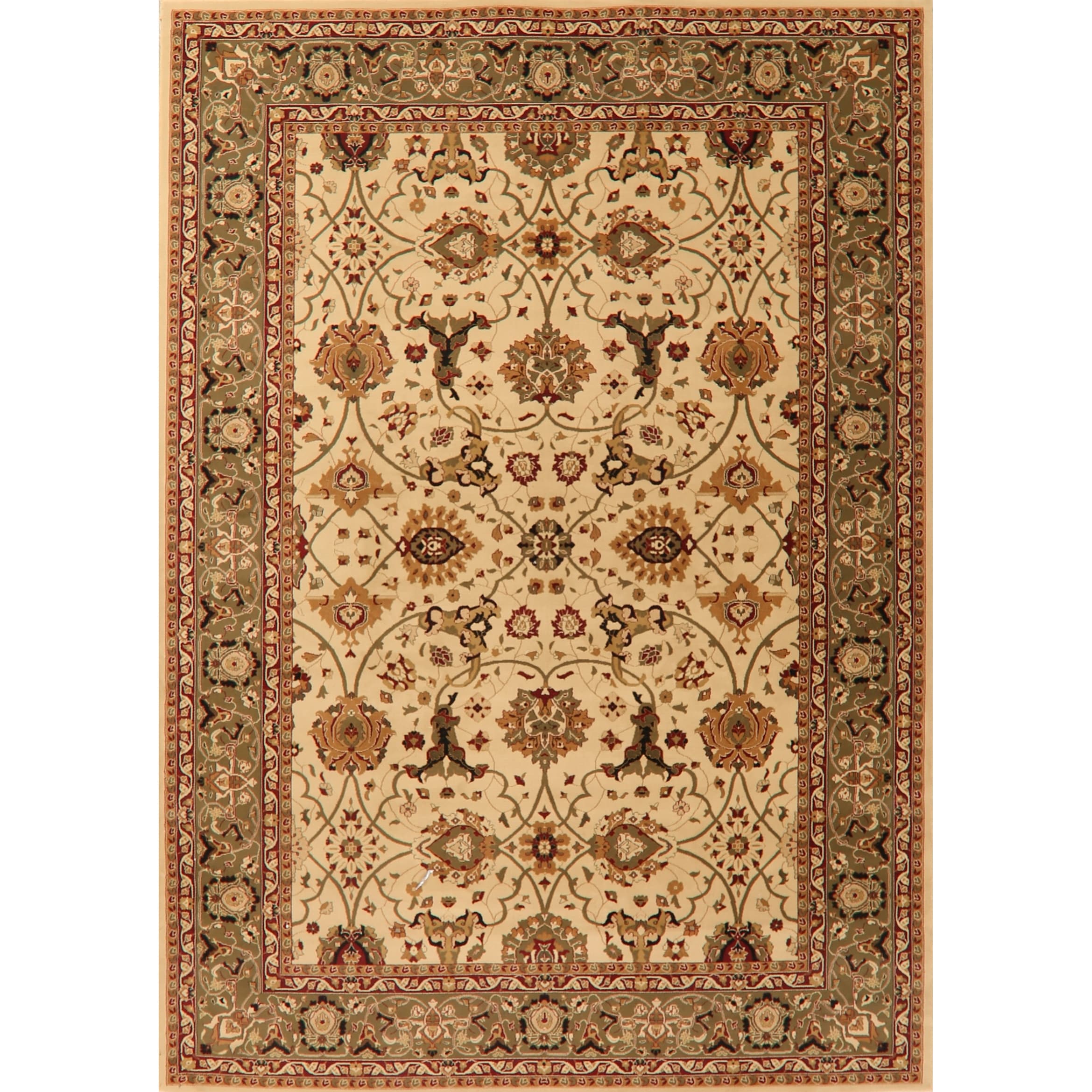 Shop Floral Beige Turkish Classic Oriental Area Rug Living Room Carpet 7 10 X 11 2 Overstock 31252216