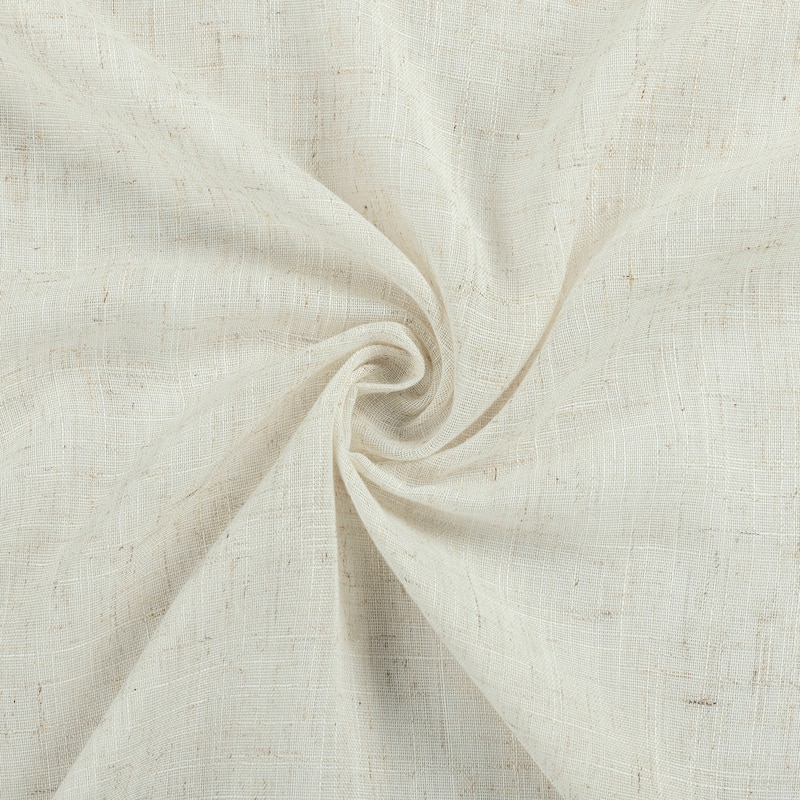 No. 918 Waverly Linen Blend Sheer Tab Top 1-Piece Curtain Panel, Single Panel