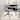 Tibet Gray Faux Leather and Black Iron Swivel Tilt Rolling Dining Chair