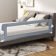 preview thumbnail 4 of 17, Gymax 2PCS 71'' Toddler Foldable Bed Rail w/ Adjustable Safety Strap