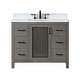 preview thumbnail 118 of 177, Altair Hadiya Bathroom Vanity with Composite Stone Countertop without Mirror