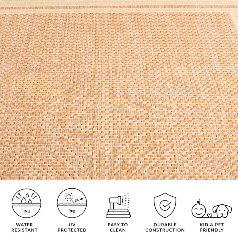 SAFAVIEH Courtyard Vickie Indoor/Outdoor Waterproof Patio Backyard Rug