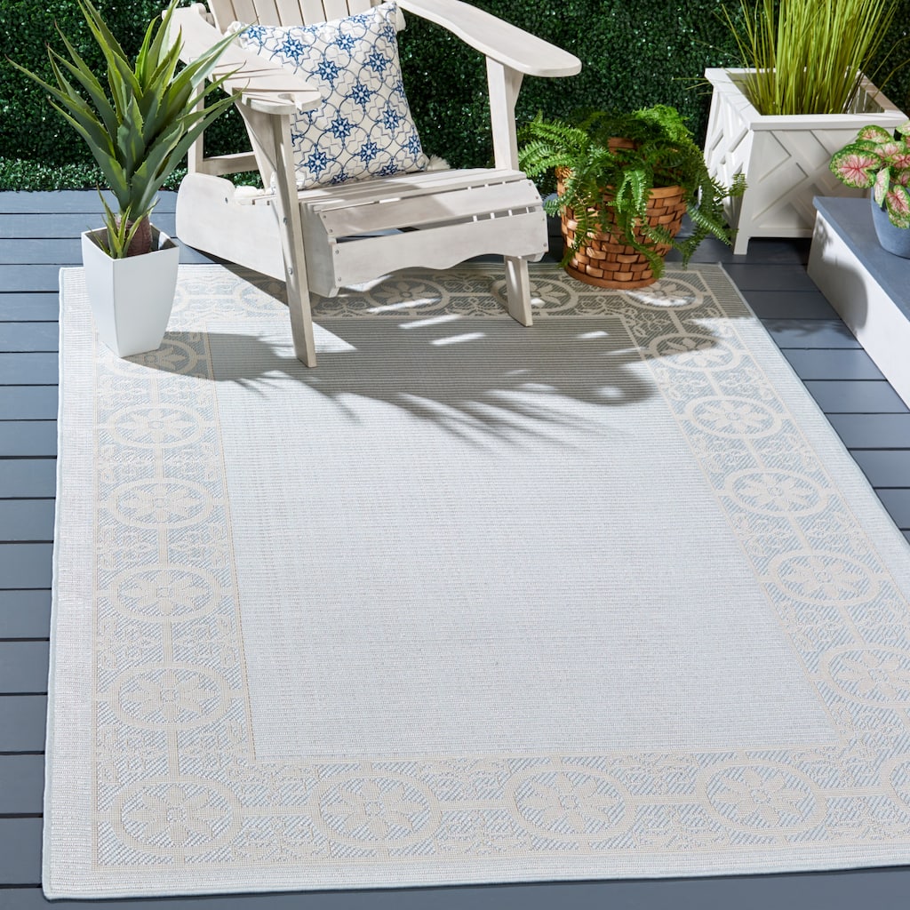 Martha Stewart by SAFAVIEH Washable Diamante Indoor/ Outdoor Waterproof Rug