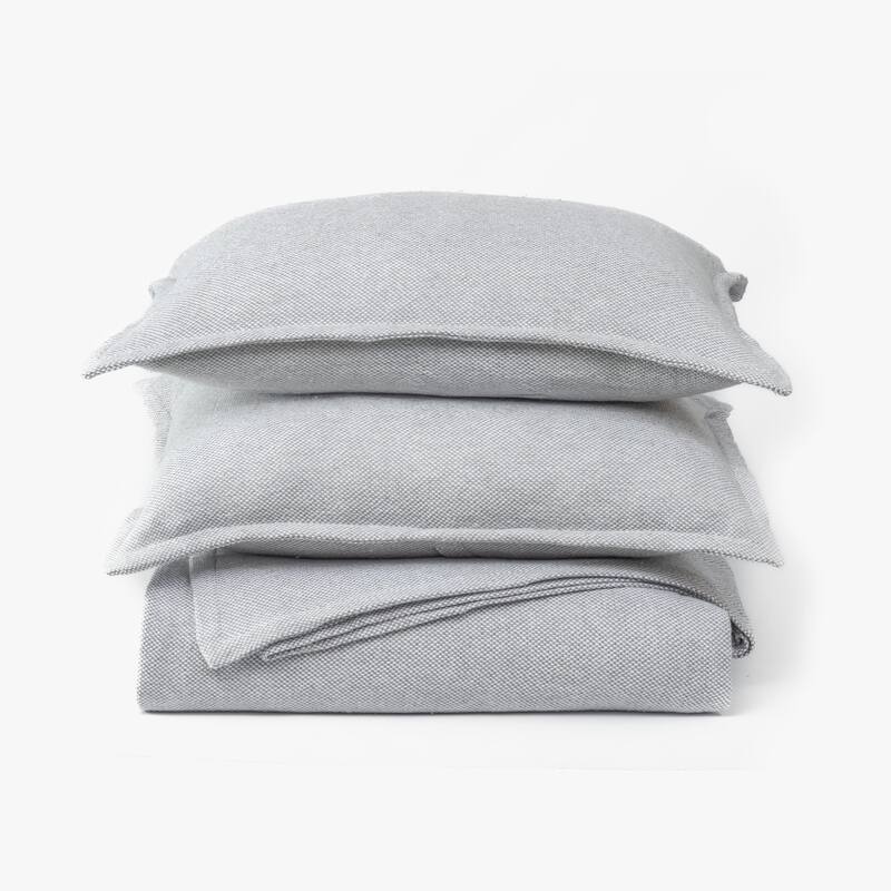 Silas, Cotton Blend, Grey, Sham