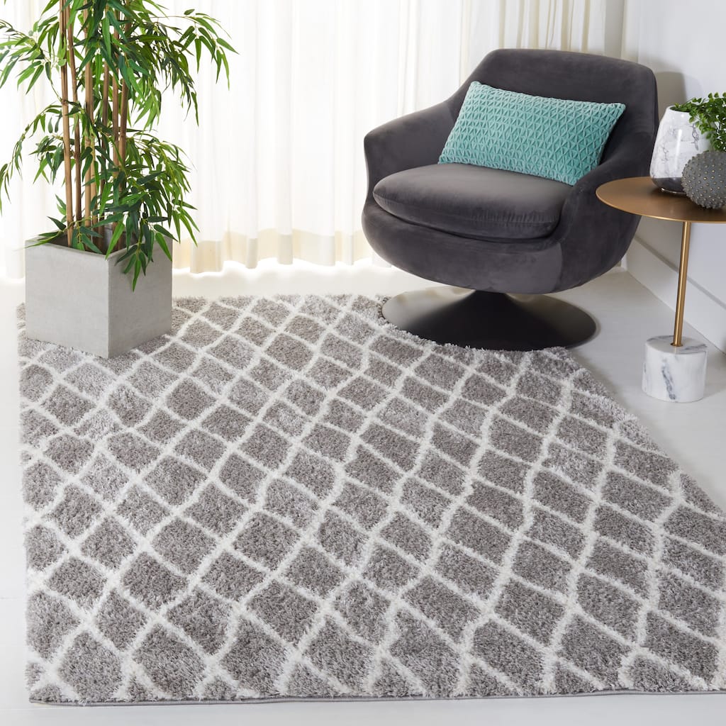 SAFAVIEH Tahoe Shag Leda Moroccan 1.2-inch Thick Rug