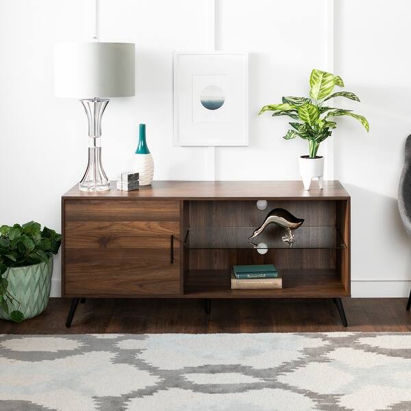 Shop Carson Carrington Esbo 52 Inch Mid Century Tv Console On Sale Overstock 22580979