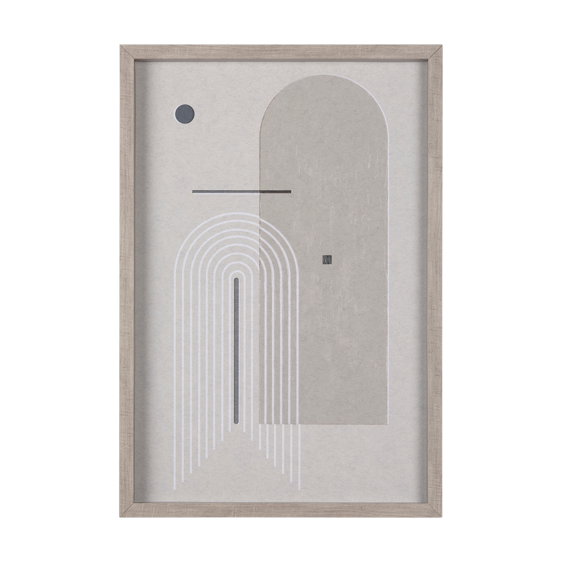 Balance II by Mercana Studio a Hand Embellished Textured Framed Art Print Matted under Glass