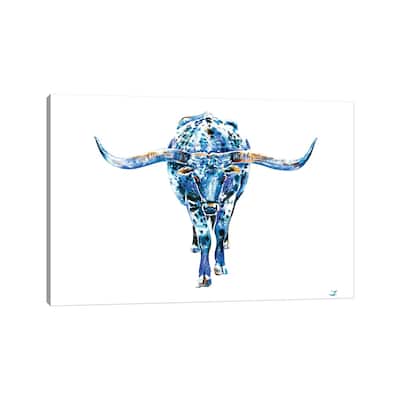 iCanvas "Texas Longhorn" by Zaira Dzhaubaeva Canvas Print