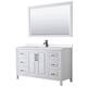 Option White, Black Trim, White Quartz Top