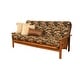 preview thumbnail 4 of 14, Somette Beli Mont Multicolor Wood/Fabric Futon Set
