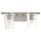 preview thumbnail 1 of 8, Quorum International 5204-2 Cassini 2 Light 19" Wide Vanity Light Satin Nickel