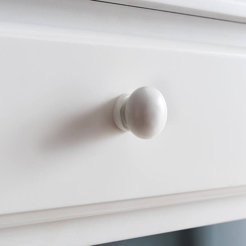 Leick Home Coastal Two Drawer Double Hall Console Sofa Table with Shelf