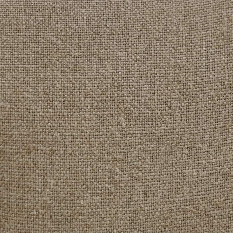 HomeRoots 20" X 20" Tan And Ivory Linen Zippered Pillow