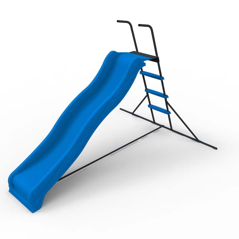XSL003 2.2M kids plastic slide Freestanding playground equipment - Blue