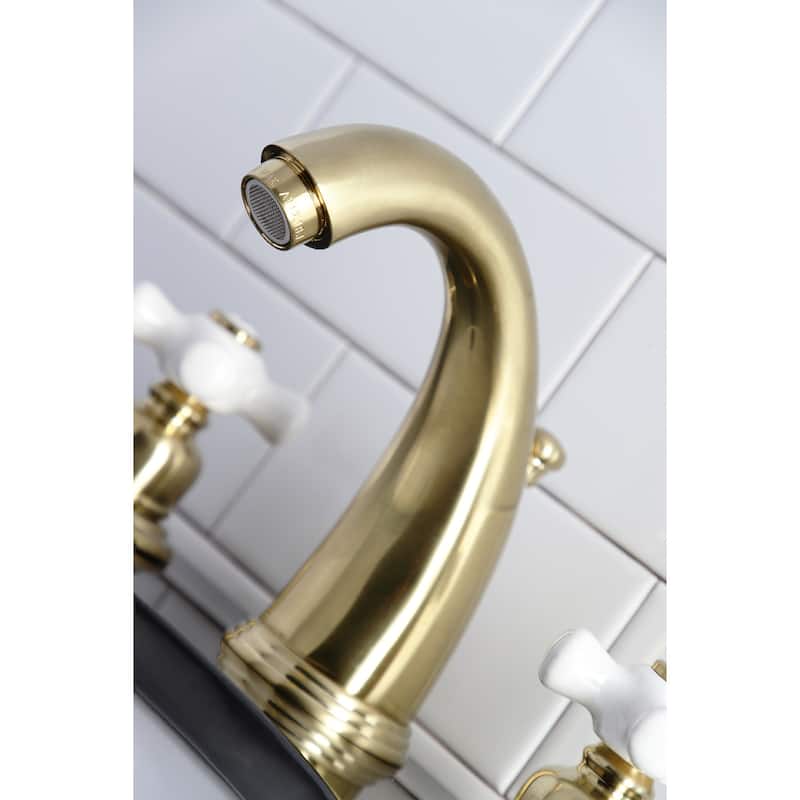Victorian 8 in. Widespread Bathroom Faucet