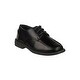 preview thumbnail 6 of 8, Josmo Boys' Slip-On Classic Oxford Dress Shoes with Lace Up Closure Toddler 12 - Black